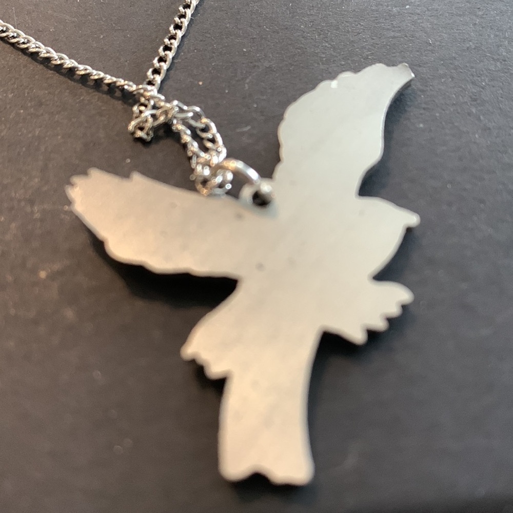 Two necklaces w/ American Eagle pendants One marked “Artisan” - Picture 4 of 10